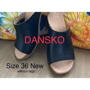 DANSKO Women's Sandal Giana Black Slide Mule EU 36 US 5.5 - 6 New without tags